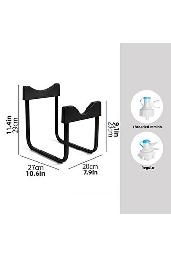 Choice 3pcs black Convenient Inverted Water Dispenser, Universal Inverted Stand for Bottled Water with Wate