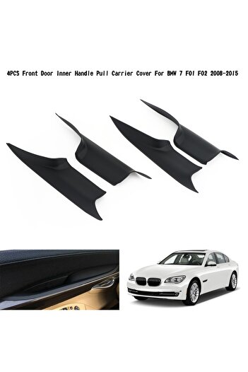 Choice Artudatech 4PCS Front Door Inner Handle Pull Carrier Cover For BMW 7 F01 F02 2008-2015 Car Access...