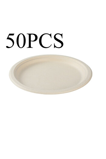Choice 50pcs 50pcs Disposable Paper Plates Convenient Clean Disposable Paper Plates Lunch Gatherings Cake D