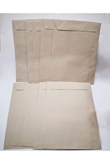 Zirve A4 Boy Torba Zarf Silikonlu Kapama Yeri Yapışkanlıdır 24x32 Ebatlarında - 10 Adet