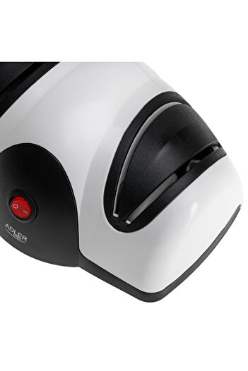 adler Ad 4518 Electric Knife Sharpener, 40 W, 2 Sharpening Levels, Black/silver