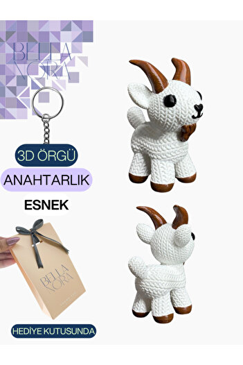 Bellanora Knitted Keychain Most Loved Animation Cartoon Animal Heroes Amigurumi in Custom Gift Box
