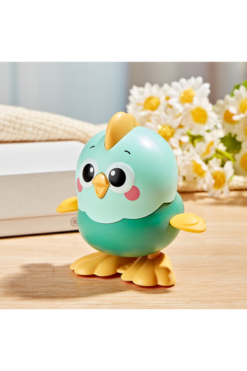 Choice green Clockwork toy chick on chain can walk cute animals