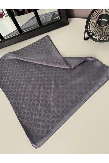 AMİNENESİL Jacquard Gray Aminenesil Shawl Shawl