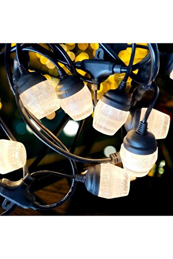 Naimeed Company Ghirlandă luminoasă decorativă, interconectabilă, Naimeed D6097, 5m, 10 becuri LED, lumină albă caldă