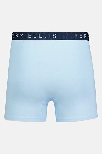 Perry Ellis مجموعة من 3 سراويل بوكسر بشعار العلامة التجارية للرجال، متعددة الألوان