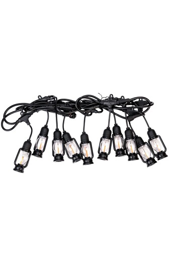 Naimeed Company Ghirlandă luminoasă decorativă, interconectabilă, Naimeed D6113, 5m, 10 becuri LED, lumină albă caldă