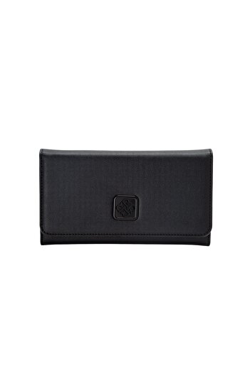 BATA Textured Tri-fold Wallet Black