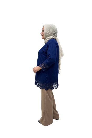 Sevda Kılınç Large Size Lace Tunic