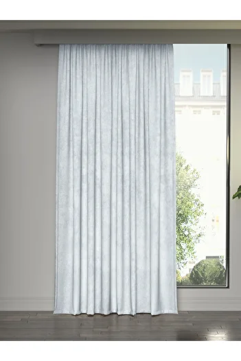 FAVOLLİ White Island Background Curtain - Extrafor Shirred Dream Series