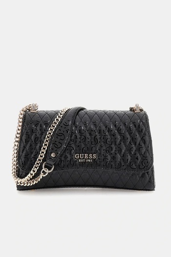 Guess BETULA CONVERTIBLE XBODY FLAP női fekete Crossbody táska HWGG9626210-BLA