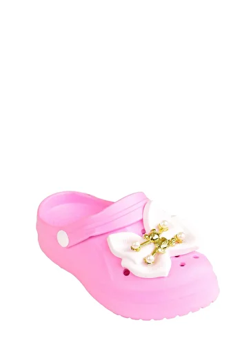 minibonito Girl's Bow Detailed Slippers