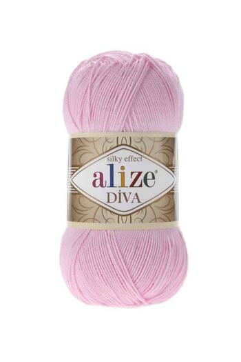 Alize Diva 291 Light Pink Silky Effect 100 g
