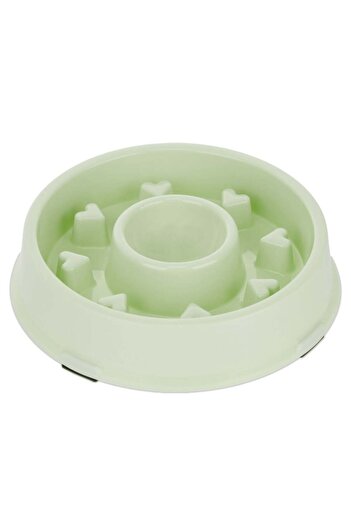 PUFO Bol cu ​​hrănire lentă Healthy Diet pentru câini, 20 cm, verde