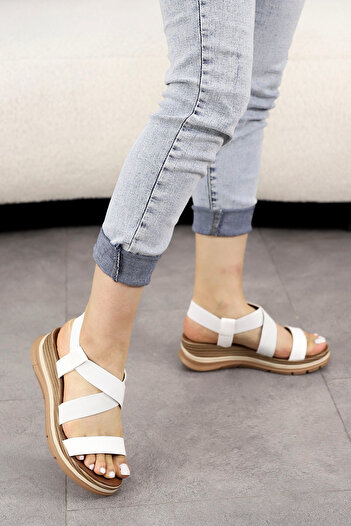Mamito Ayakkabı Bln 510 Cross Rubber Detailed Sandals