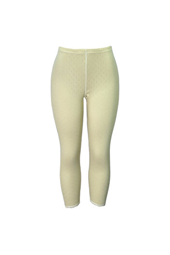 City Rose Fashion 3-Pieces Women Underwear Leggings Perforated Cotton 100%