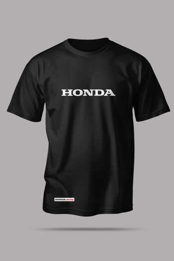 BJACKS Motorsports Wear Honda Printed Premium T-Shirt Special for Honda Enthusiasts