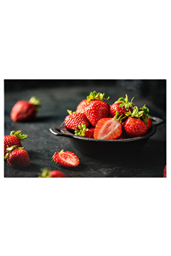StoryGift Romania Canvas Print: Fresh And Tasty - Red Fruits, Juicy, Delicious, Summer Season