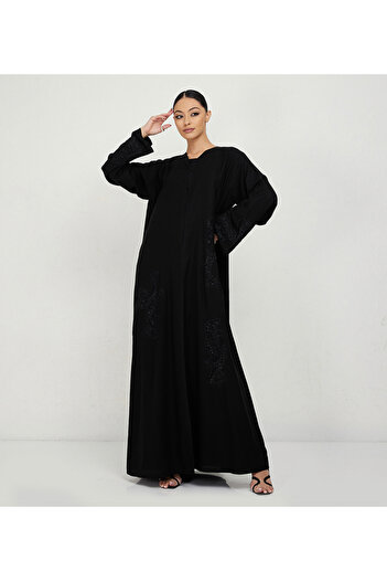 Rosette Abaya Dantil leaves designs