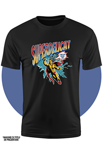 StoryGift Romania Super Delicate Superhero I'm Here For You Kids Boys T-Shirt 100% Cotton, Unisex, Black