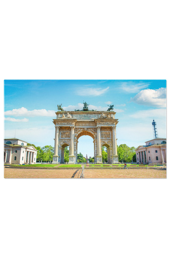 StoryGift Romania Tablou Canvas Arca Pacii Din Milano, Arch Of Peace, Peace, Milan, Italy, Architecture 487