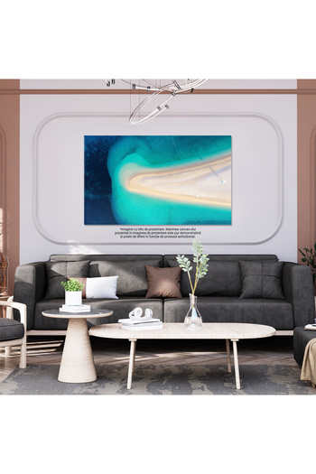 StoryGift Romania Canvas Painting 40 x 25CM Hvar Island, Bol, Aerial Panoramic View Croatia, island, beach, v STG