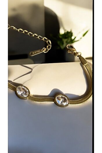 İNN JEWELLERY Çelik Bileklik Kararmaz Antialerjik Yassı Figürlü (2 Yıl İthalatçı Garantili)