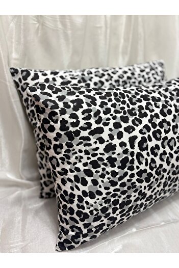 VODDİ 2 Pillowcases with Zipper (Overlok Stitch)
