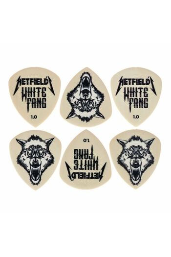 DUNLOP Dunlop Hetfield's WH Fang Cust. Flow Metal Guitar Pick Set