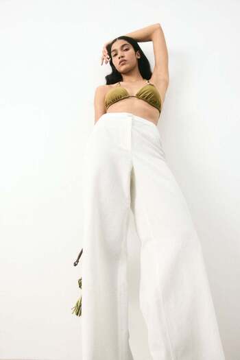 H&M Linen-blend trousers