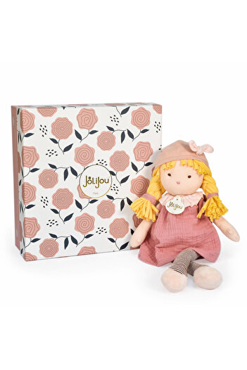 JOLIJOU Eva doll, 30 cm, fabric, pink