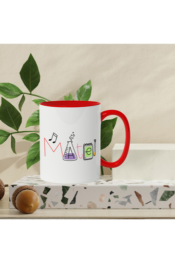 StoryGift Romania Mug With the Name Matei, and Funny Message, Curious, Sociable, Galagio, 330ml, Ceramics, With,STG.