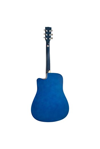 Parrot Chitara Electro Acustica, Parrot DG100CT-BLS, Albastra, cu cutaway si EQ pe 2 benzi