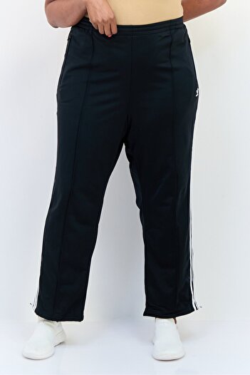 adidas Women Plus Size Drawstring Training Track Pants, Black
