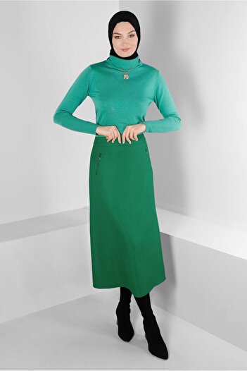 Alvina ZIPPERED SKIRT WITH POCKETS 60362