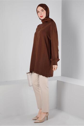 Alvina POMPON DETAILED KNITWEAR TUNIC 43169