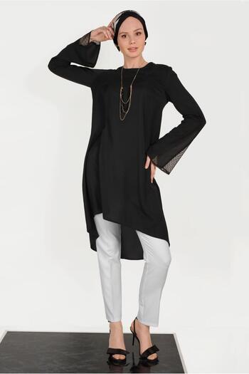 Alvina Tunic with Tulip Sleeves 40444