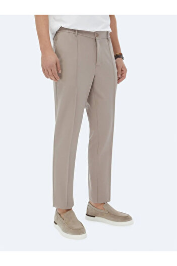 Kip Jogging Fit Mink Casual Trousers