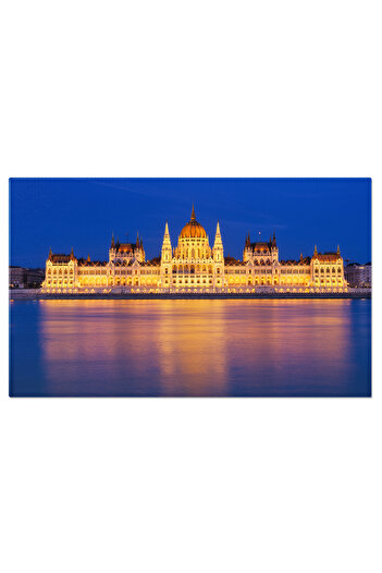 StoryGift Romania Canvas Painting Parliament Building In Budapest Budapest, Hungary, Architecture, Danube, Heads
