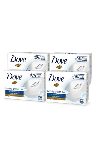 Dove White Beauty Cream Bar Value Pack 4 x125 g