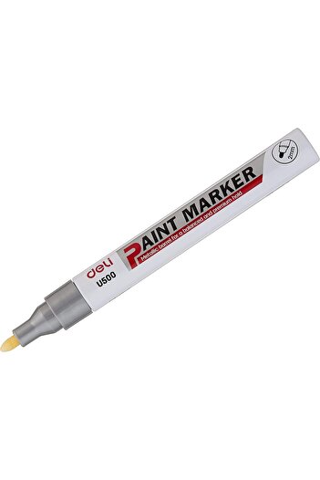 Deli Paint Bullet Marker 12 Set, 2 Mm Size, White Color