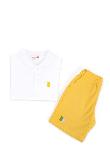Haribo Boy's Double Set - Pike Polo Top, Gabardine Bottom