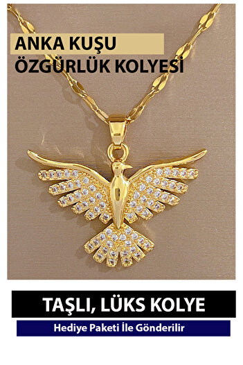 Nehir Çok yönlü Simurg Anka Kuşu Kişilik Kolye Kolye Kadınlar İçin Atın Kaplama Takı Sevgili Hediyesi
