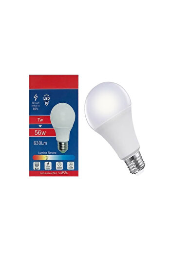 MACVI Bec LED Macvi® 7W (echivalent 56W), 630 lm, lumina optima pentru orice incapere