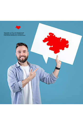 StoryGift Romania 90CM Exterior Adhesive Sticker with a message that encourages you to find the "beautiful things" in every