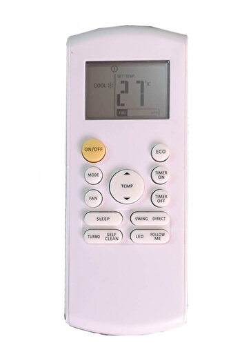 OEM Remote control for LDK, Midea Air Conditioner = RG57A7