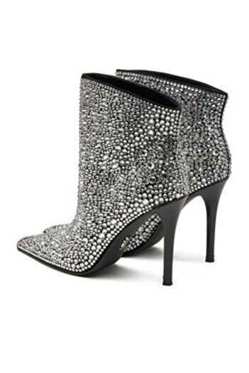 Steve Madden ghete de damă până la gleznă SM11003450 argintii