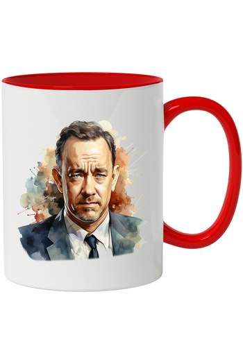 StoryGift Romania Mug With Tom Hanks, Actor, Celebrity, Director, Action Movies, Multicolor 330, With ,STG