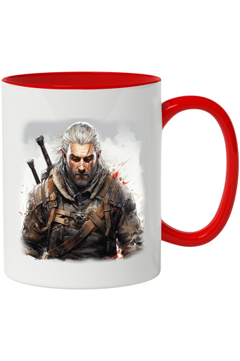 StoryGift Romania Mug With The Witcher, Fantasy, Geralt Of Rivia, Book Series, Multicolor 330 m, With ,STG