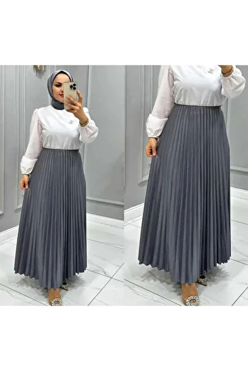 ZambakModa PLEATED SKIRT